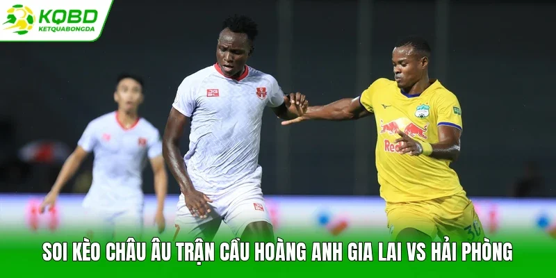 Soi kèo châu Âu trận cầu Hoàng Anh Gia Lai vs Hải Phòng